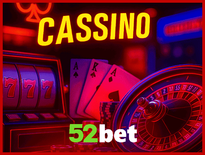 Imagem mostrando o cassino ao vivo da 52BET com dealers reais conduzindo jogos de mesa